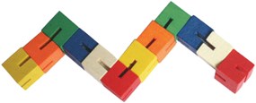 Puzzle snodabile in legno giocattolo creativo elastico rompicapo-3