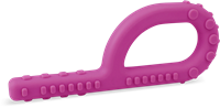 ARK Therapeutic gioco da masticare sensoriale Textured Grabber magenta standard Grabber-kauwtool met 3 texturen, ook geschikt voor eettherapie en sensorische opbouw.