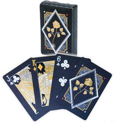 HOT Sports + Toys carte da gioco nero oro rosa waterproof PVC