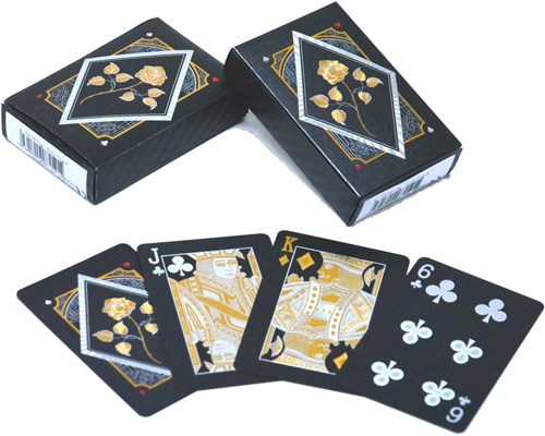 HOT Sports + Toys carte da gioco nero oro rosa waterproof PVC-2