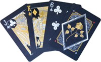 HOT Sports + Toys carte da gioco nero oro rosa waterproof PVC-3