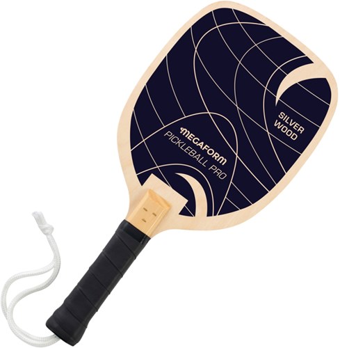 Megaform racchetta da pickleball Pro Paddle Silver per sportivi