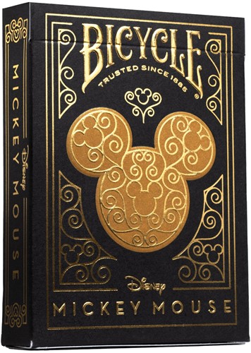 Bicycle Pokerkaarten Bicycle- Mickey Black/Gold