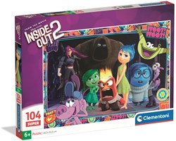 Clementoni puzzle 104 pezzi Inside Out 2 giocattolo puzzle bambini