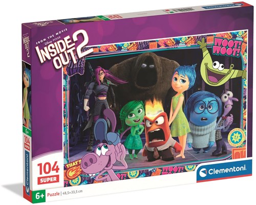 Clementoni puzzle 104 pezzi Inside Out 2 giocattolo puzzle bambini