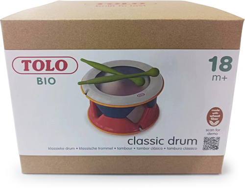 Tolo Bio Tamburo Giocattolo per Bambini - Tamburo Educativo-3