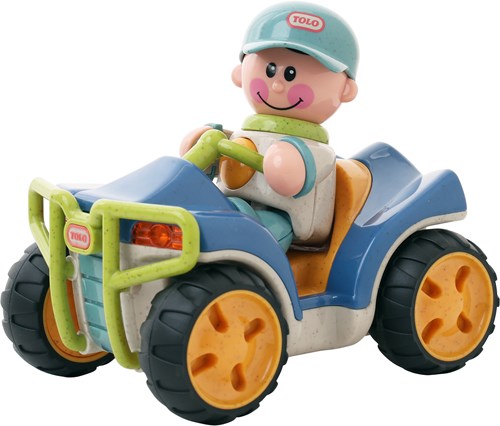 Tolo quad giocattolo First Friends con ragazzo - sostenibile ed educativo