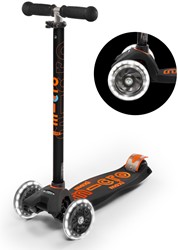 Micro Step Maxi Deluxe LED nero/arancio