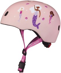 Micro casco bici Deluxe sirena con luce LED e chiusura magnetica