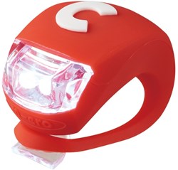Micro luce LED deluxe rossa - illuminazione per monopattino e bici