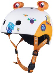 Micro casco bici 3D Monsters S - casco per bambini con luce LED