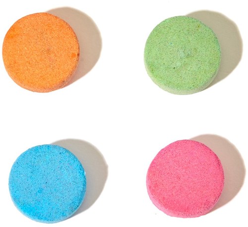 Mini U giocattolo da bagno Fizzy Plops - bombe da bagno per bambini - divertimento colorato