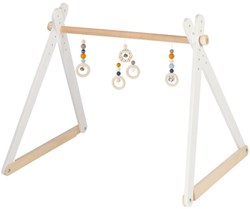 Heimess palestra in legno per bambini arancione-blu regolabile 61x57x55cm