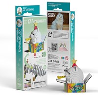 Eugy puzzle 3D - Gatti Cottonball - kit creativo in cartone ecologico-2