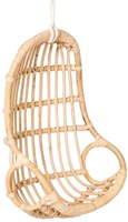 Poppie Toys seggiolino sospeso per bambole in rattan naturale - giocattolo sostenibile