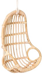 Poppie Toys seggiolino sospeso per bambole in rattan naturale - giocattolo sostenibile