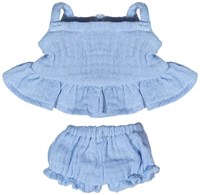 Miniland set abbigliamento bambola - vestitino con pantaloncini accessorio 21cm