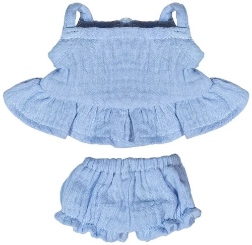 Miniland set abbigliamento bambola - vestitino con pantaloncini accessorio 21cm