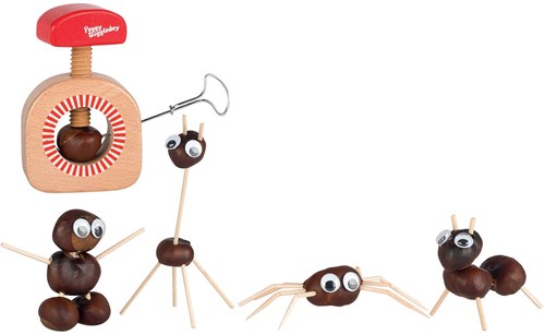 Goki trapano per castagne Peggy Diggledey - attrezzo creativo per bambini-3