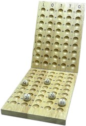HOT Sports + Toys tavola di controllo in legno per Lotto 90 palline 25 mm