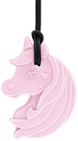 ARK Therapeutic collana sensoriale da masticare unicorno rosa chiaro per bambini Kauwketting in eenhoornvorm met hart en ster, voor lichte tot matige kauwers.