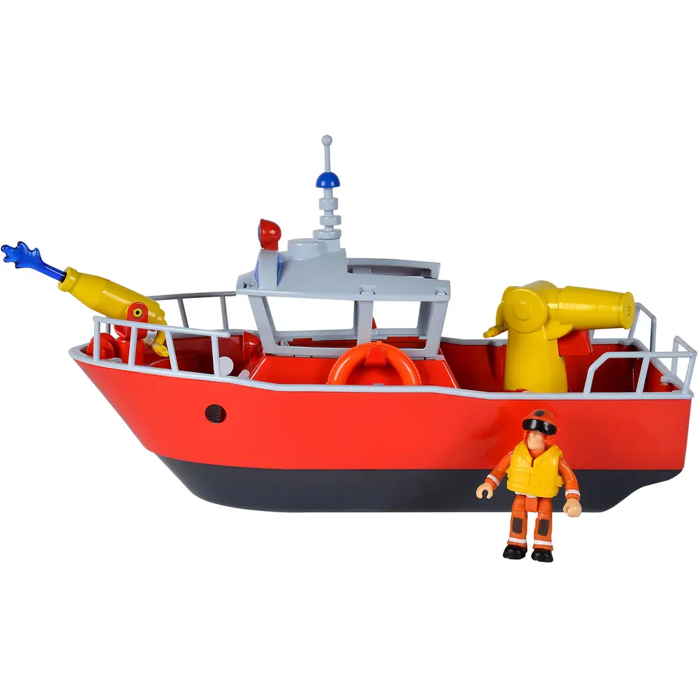 Simba Sam il pompiere barca Titan con cannoni ad acqua 32 cm