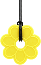 ARK Therapeutic collana da masticare fiore giallo giocattolo per bambini Robuuste, bloemvormige kauwketting voor stevige kauwers die orale sensorische input zoeken.