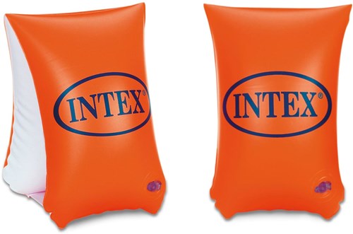 Intex Braccioli Deluxe Large 6-12 anni arancione PVC
