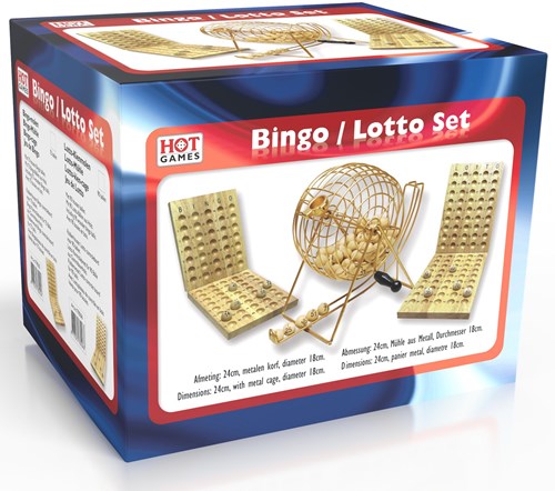 HOT Games Lotto-kienmol.24/18cm metallo 90 palline+tabellone-2