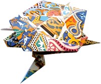 Fridolin carta origami tartarughe 20 fogli 15x15 cm cartone