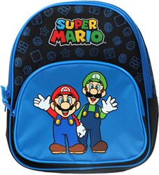 Undercover zaino Super Mario blu con tasca frontale - zaino bambini