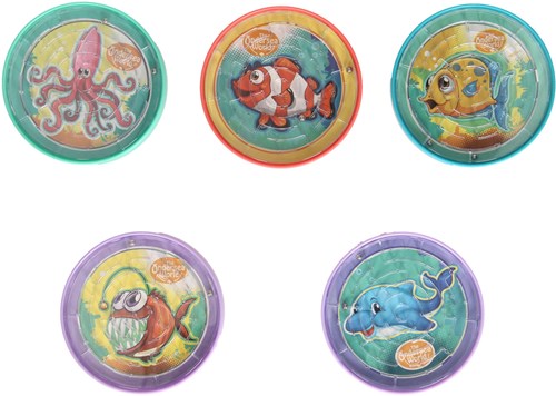 Gioco di pazienza animali rotondo multicolore - giocattolo 24 pezzi