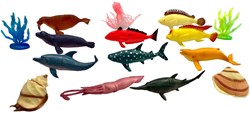 Animali marini set di figure da gioco - 11 pezzi giocattolo oceano
