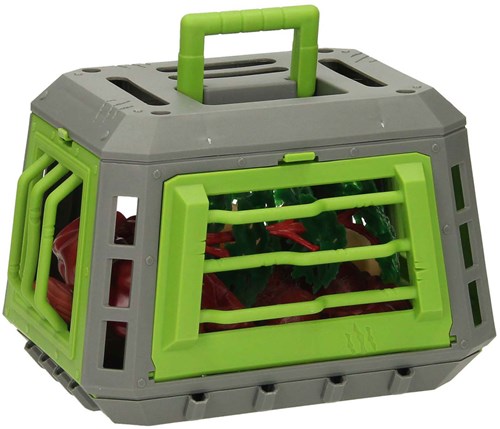Set di gioco dinosauro con gabbia - set giocattolo per bambini - dinosauro giocattolo-3