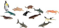 Figura giocattolo animale marino blu - giocattolo da collezione oceano