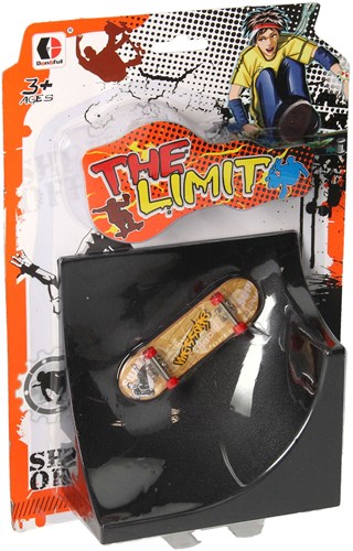 Finger skateboard giocattolo con rampa acrobatica - fingerboard colorato