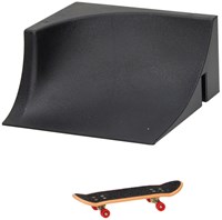 Finger skateboard giocattolo con rampa acrobatica - fingerboard colorato-2