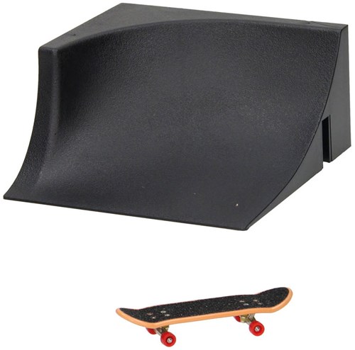 Finger skateboard giocattolo con rampa acrobatica - fingerboard colorato-2