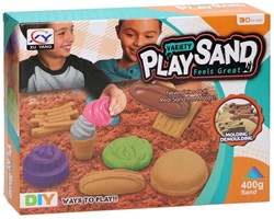 Lobbes sabbia da gioco set pane e torta 400 grammi - giocattolo creativo