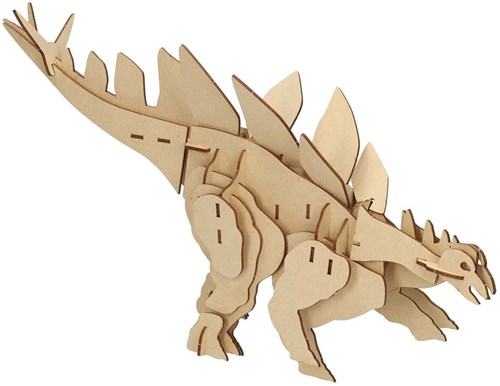 Lobbes kit di costruzione in legno dinosauro Stegosaurus puzzle 3D giocattolo-2
