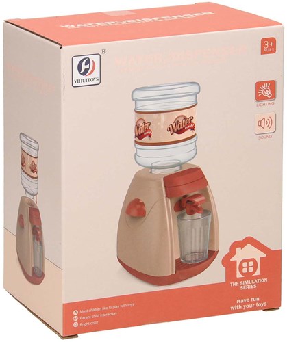Dispenser acqua giocattolo con luce e suono interattivo marrone