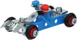 Lobbes kit costruzione metallo veicolo polizia blu giocattolo STEM
