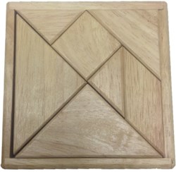 HOT Games tangram puzzle in legno 12cm giocattolo educativo percezione spaziale