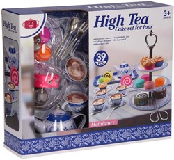 Set da tè con alzata set stoviglie bambini giocattolo high tea