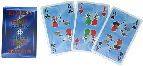 HOT Games carte Keezen 100% plastica gioco di carte durevole-2