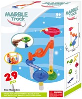 Lobbes pista per biglie giocattolo colorato 29 pezzi costruzione creativa