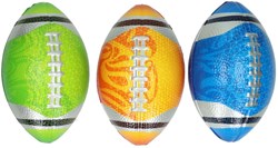 Lobbes palla da rugby morbida giocattolo colorato per bambini dai 3 anni