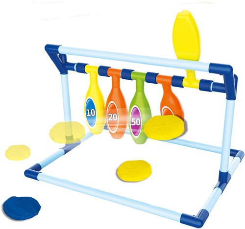 Gioco lancio bersaglio punti educativo bambini cartone multicolore-2