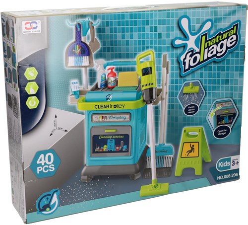 Albatros Hengelsport carrello delle pulizie giocattolo 40 pezzi per bambini