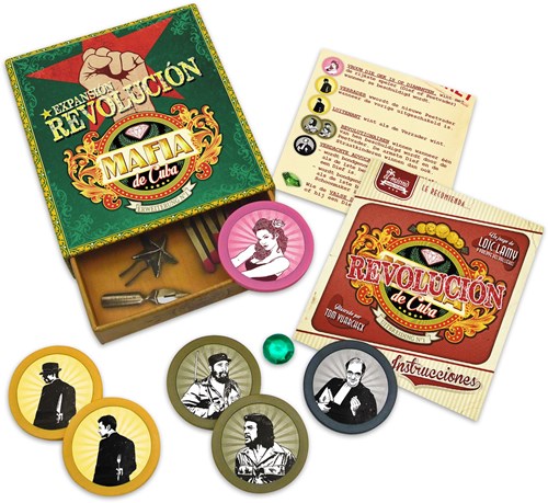 Asmodee Mafia de Cuba gioco di società espansione Revolucion cartone-2